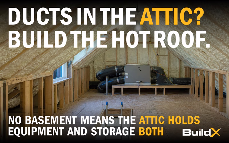 Hot Roof or Vented Attic on Your ADU: Which Should You Build?
