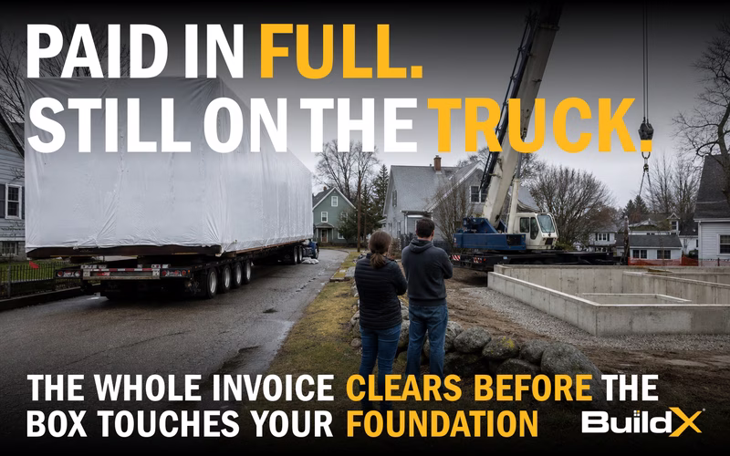 Do You Have to Pay for a Modular ADU in Full Before It's Set on Your Foundation?